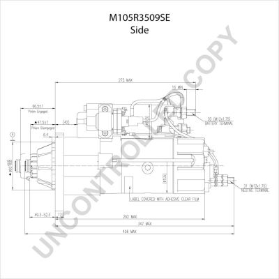 Startér M105R3509SE