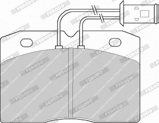 FERODO Plaquettes de frein à disque FVR511