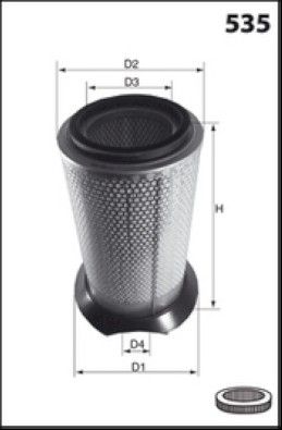 MISFAT Filtre à air RM918