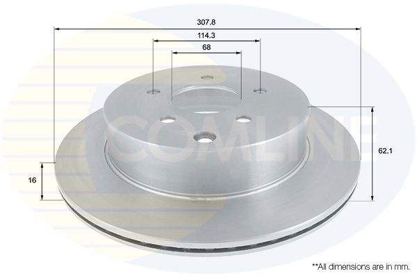 Comline Brake Disc ADC0271V