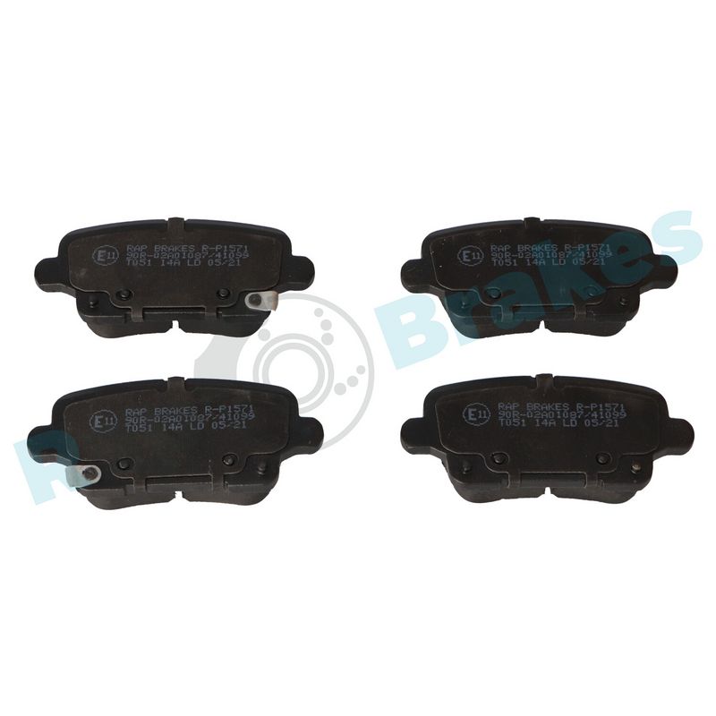 RAP BRAKES R-P1571 Brake Pad Set, disc brake