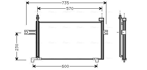 AVA QUALITY COOLING kondenzátor, klíma DN5194