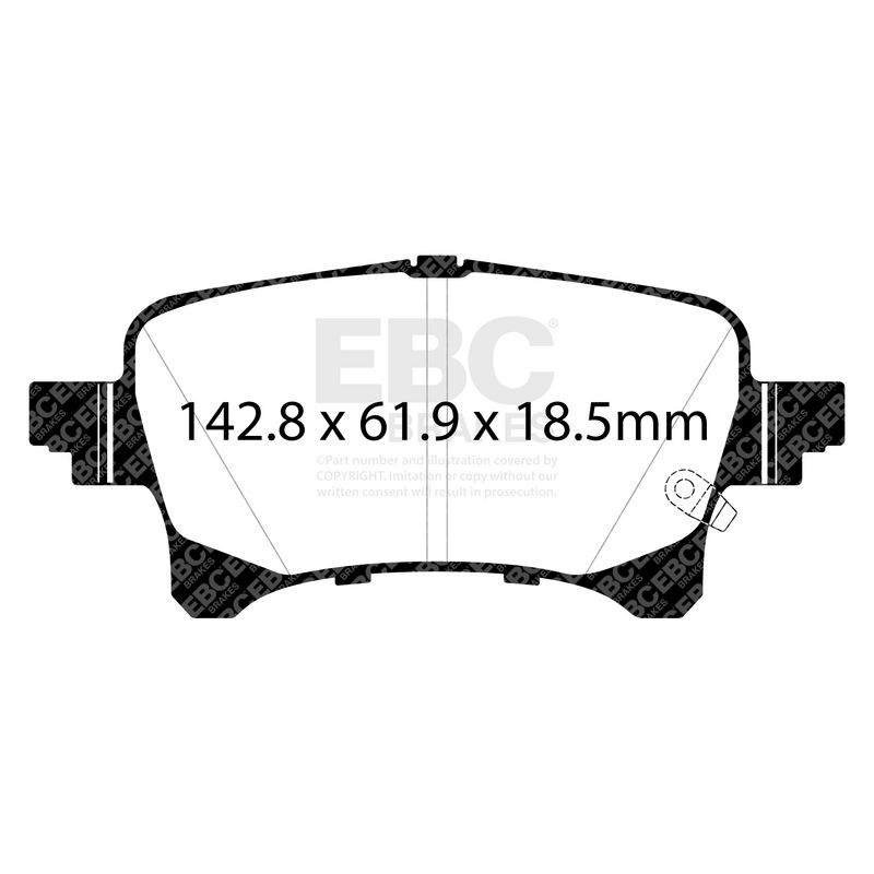 EBC Brakes Remblokkenset, schijfrem DP43093R