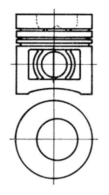 Product Image - Zuiger - 93192600 - KOLBENSCHMIDT