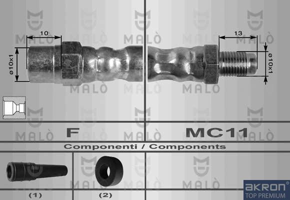спирачен маркуч AKRON-MALÒ