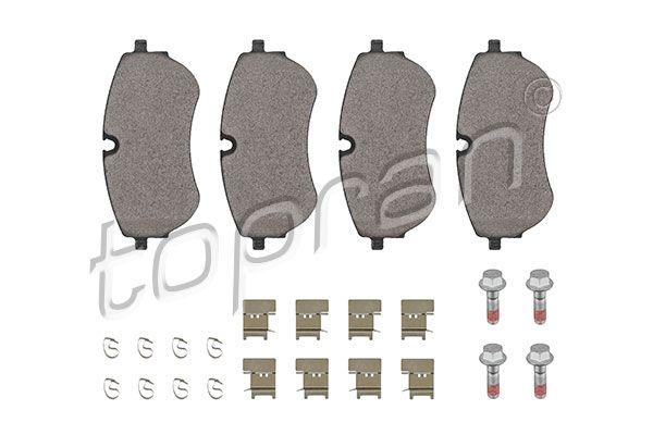 TOPRAN fékbetétkészlet, tárcsafék 117 432