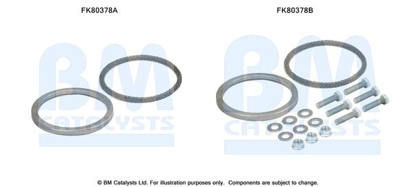 BM CATALYSTS szerelőkészlet, katalizátor FK80378