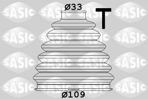 Комплект пилозахисний, приводний вал, Sasic 1900004