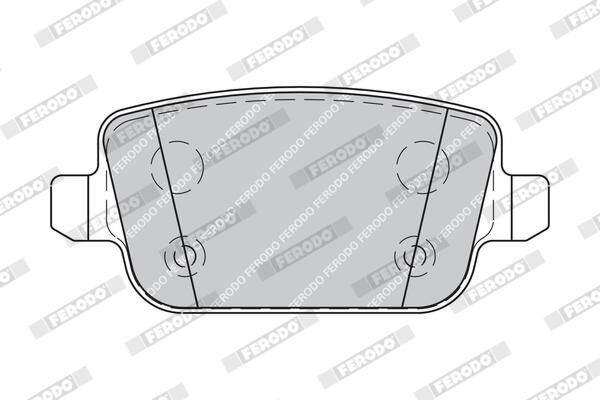 FERODO FDB1932 Brake Pad Set, disc brake