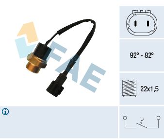 FAE hőkapcsoló, hűtőventilátor 37670