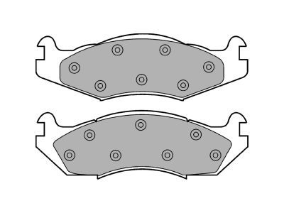 DELPHI LP889 Brake Pad Set, disc brake