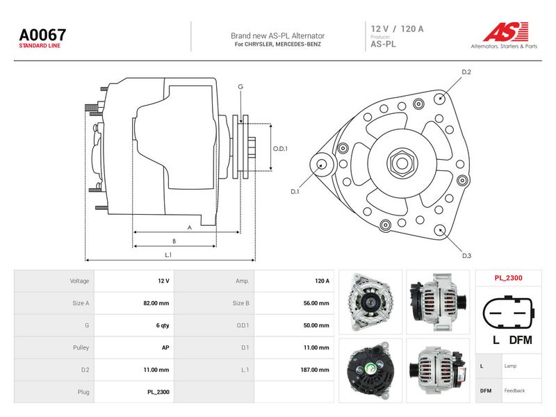 Generaator, AS-PL A0067