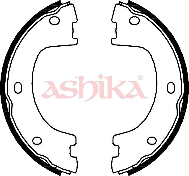 комплект спирачна челюст ASHIKA