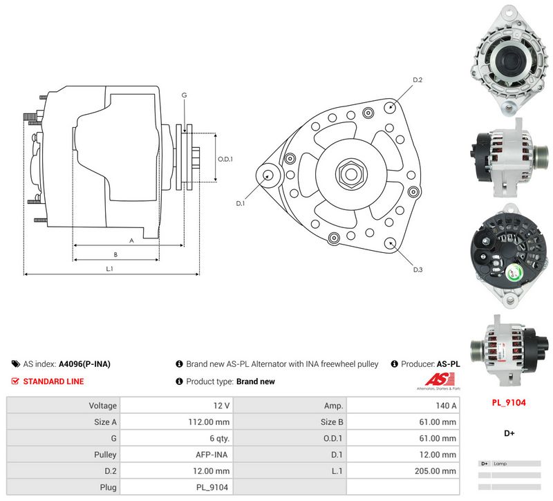 Prekės atitinka OEM kodą: 71769230