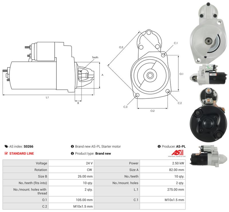 Starter, AS-PL S0266