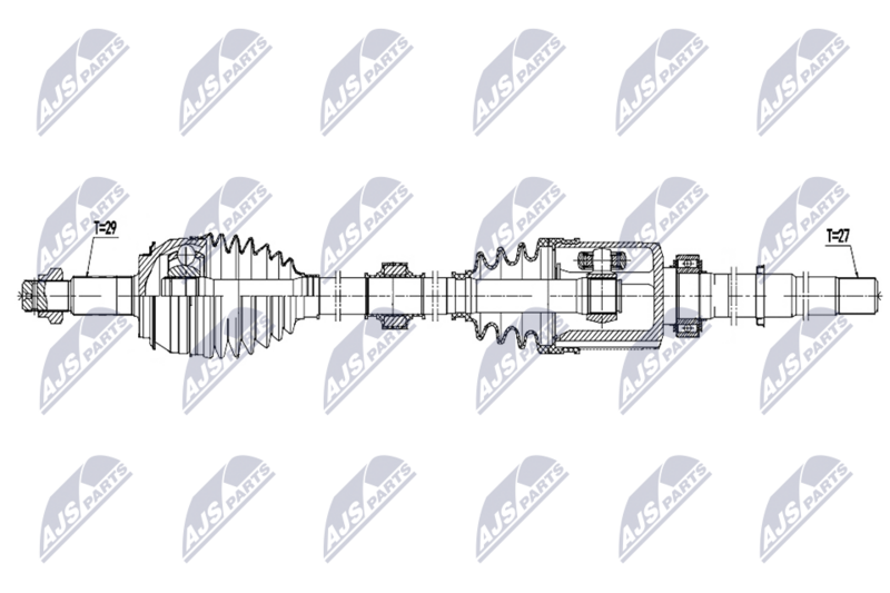 NTY NPW-NS-211 Drive Shaft