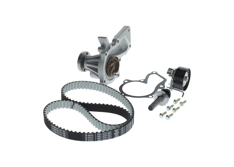 Veepump + hammasrihmakomplekt, BOSCH 1 987 945 317