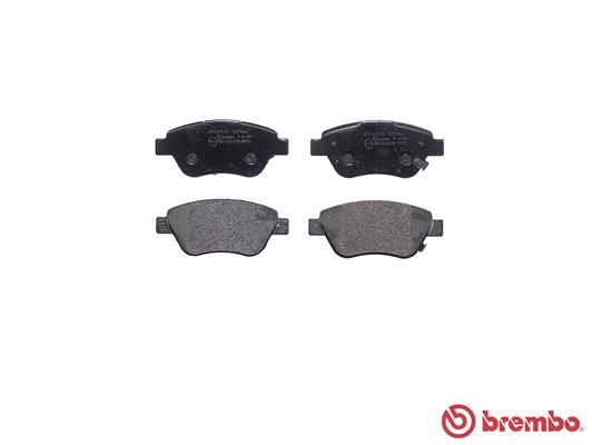 Комплект гальмівних накладок, дискове гальмо, Brembo P66001