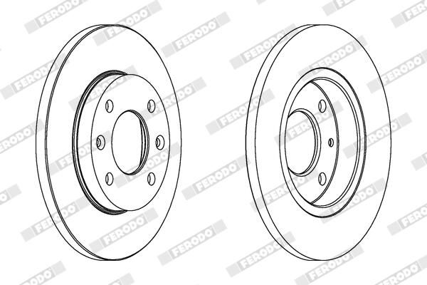 FERODO DDF995C Brake Disc