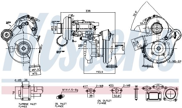 NISSENS 93849 Charger, charging (supercharged/turbocharged)