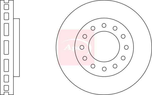 APEC Brake Disc DSK2800