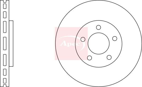 APEC Brake Disc DSK2554