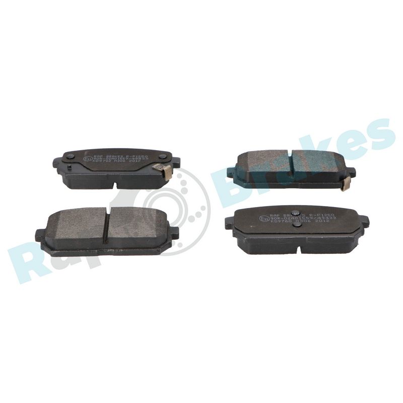 RAP BRAKES R-P1250 Brake Pad Set, disc brake
