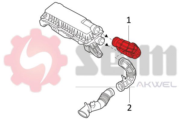 SEIM 982077 Charge Air Hose