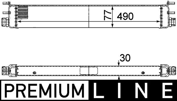 MAHLE Oliekoeler, motorolie CLC 68 000P