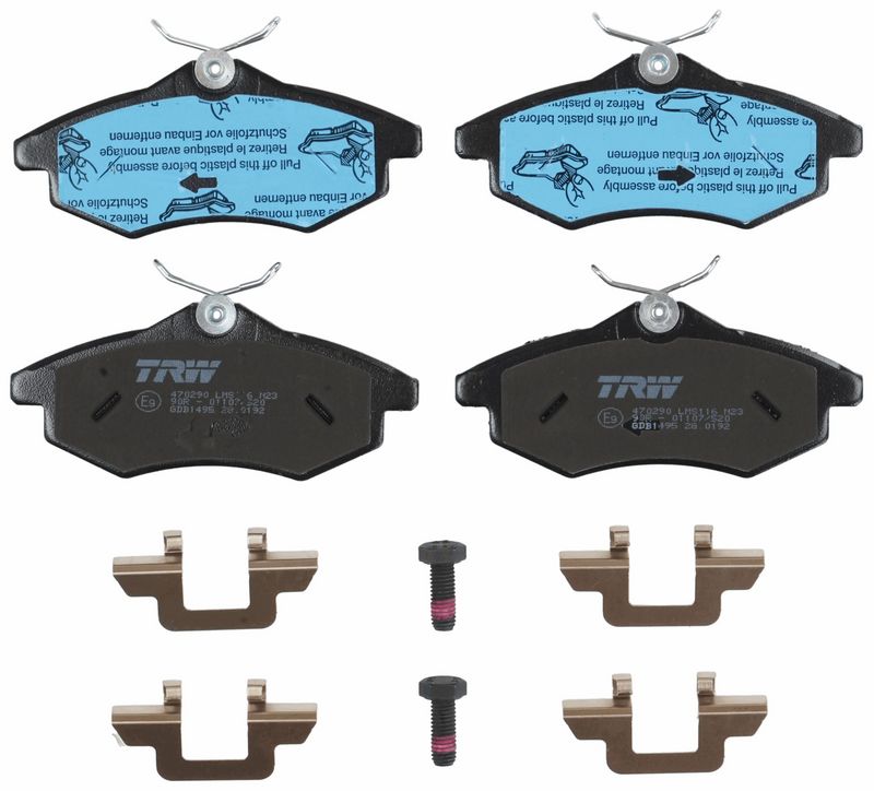 TRW GDB1495 Brake Pad Set, disc brake