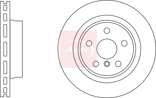 APEC Brake Disc DSK3169