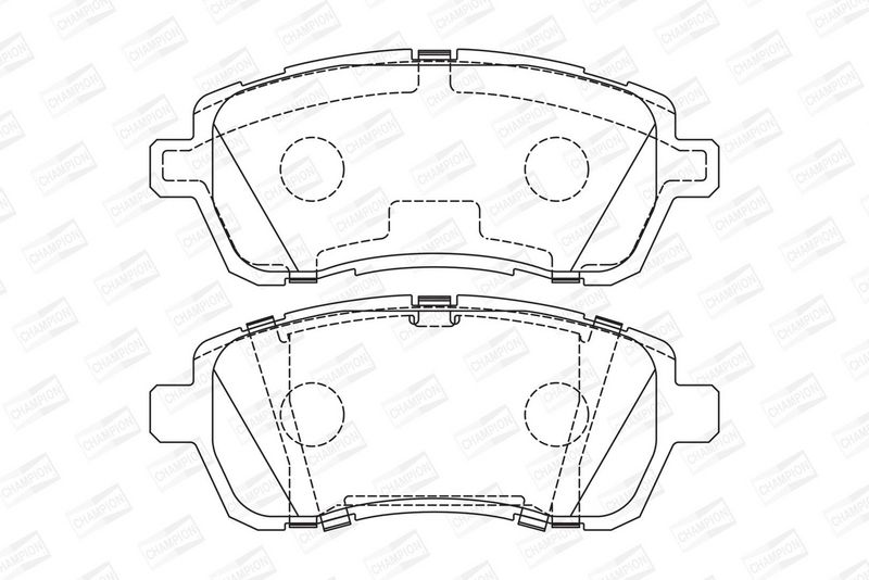 CHAMPION Plaquettes de frein à disque 573747CH