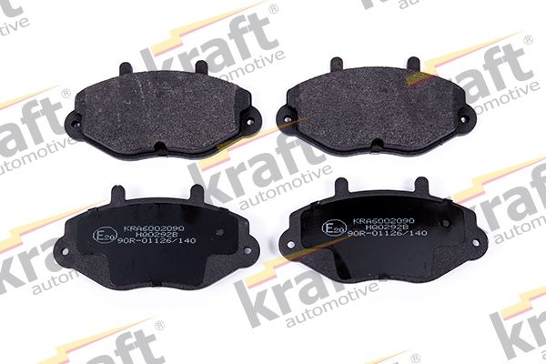 KRAFT Automotive 6002090 Stabdžių trinkelių rinkinys, diskinis stabdys