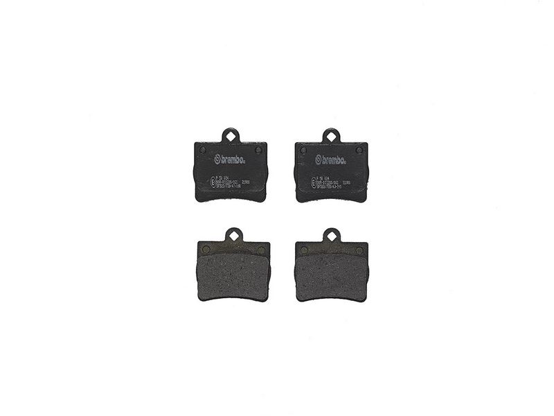 Piduriklotsi komplekt, ketaspidur, BREMBO P 50 024