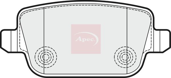 APEC Brake Pad Set, disc brake PAD1532