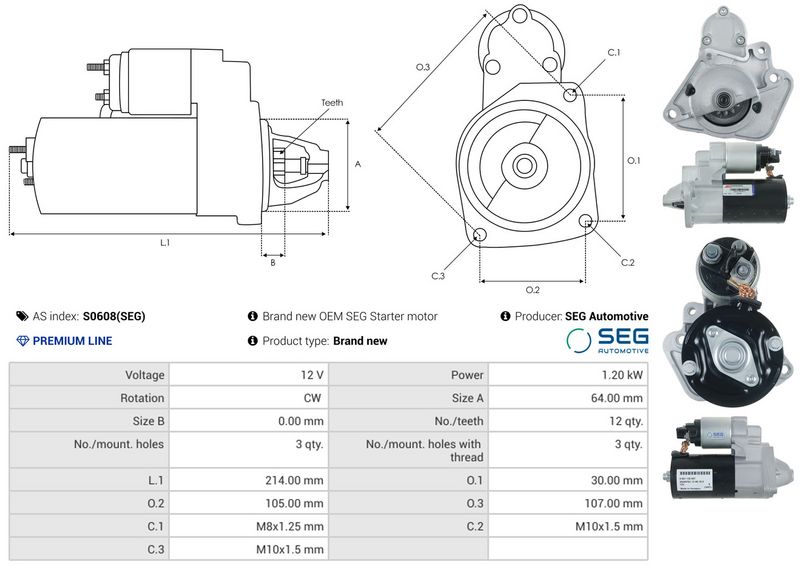 AS-PL S0608(SEG) Starter
