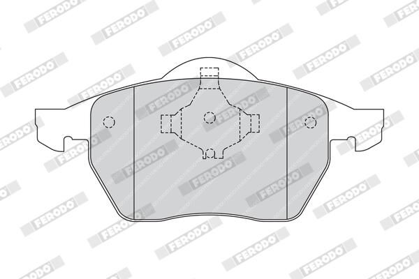 FERODO FDB1167 Brake Pad Set, disc brake
