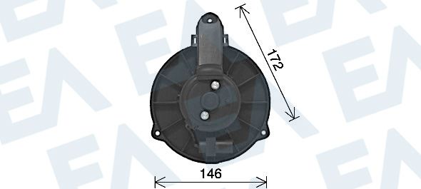 Motor eléctrico, ventilador habitáculo