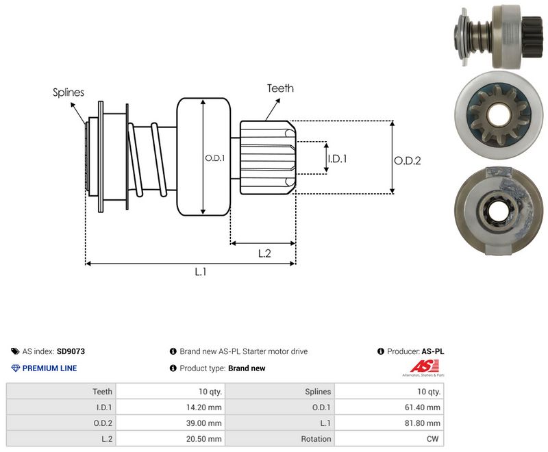 Vabajooks, starter, AS-PL SD9073