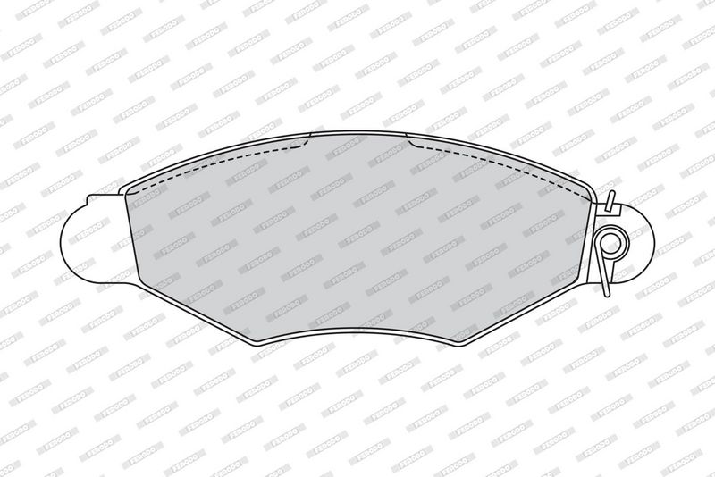 FERODO Plaquettes de frein à disque FDB1135