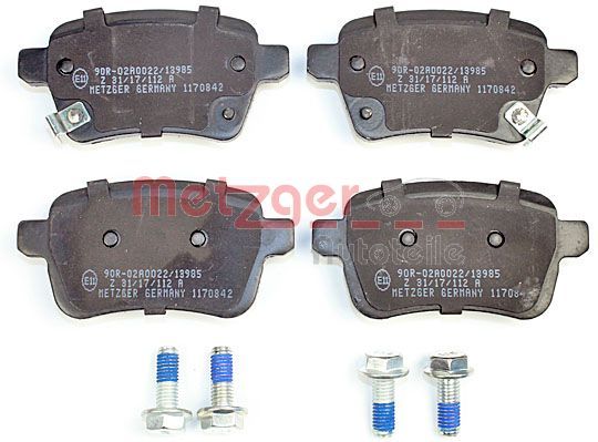 METZGER 1170842 Brake Pad Set, disc brake