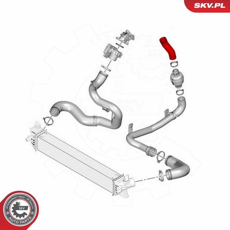 ESEN SKV 43SKV278 Charge Air Hose