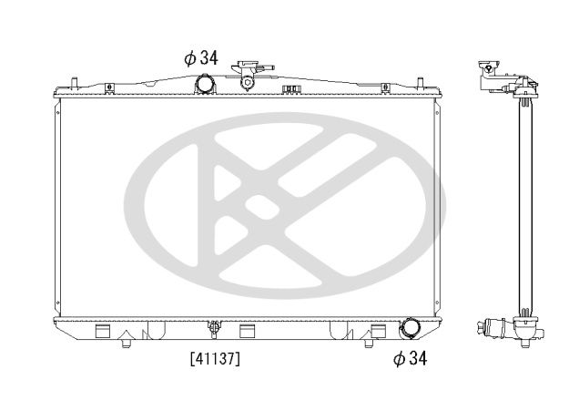 Radiator, racire motor KOYORAD PL012283