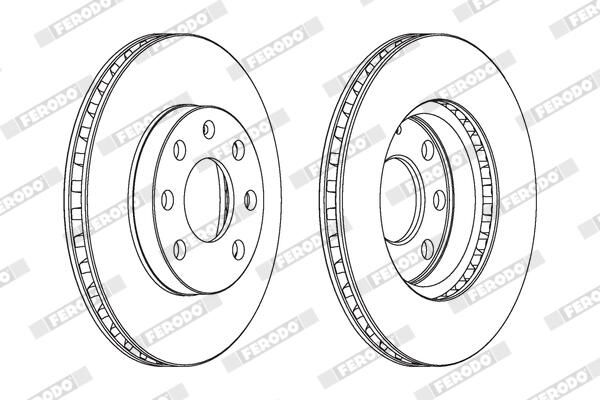 FERODO DDF151 Brake Disc