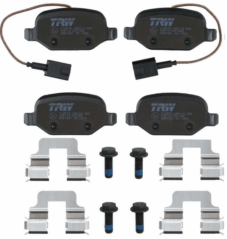 TRW GDB1881 Brake Pad Set, disc brake