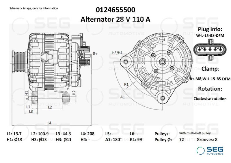 generátor 0124655500