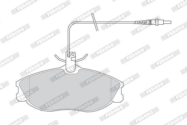 FERODO Plaquettes de frein à disque FDB1063