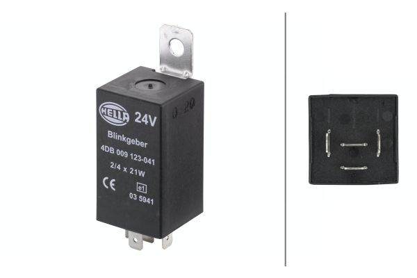 přerušovač blinkru VOLVO, 24V 4DB009123-041