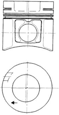 Поршень KOLBENSCHMIDT