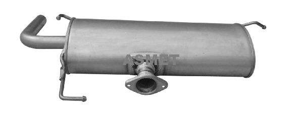 ASMET 26.022 Rear Muffler